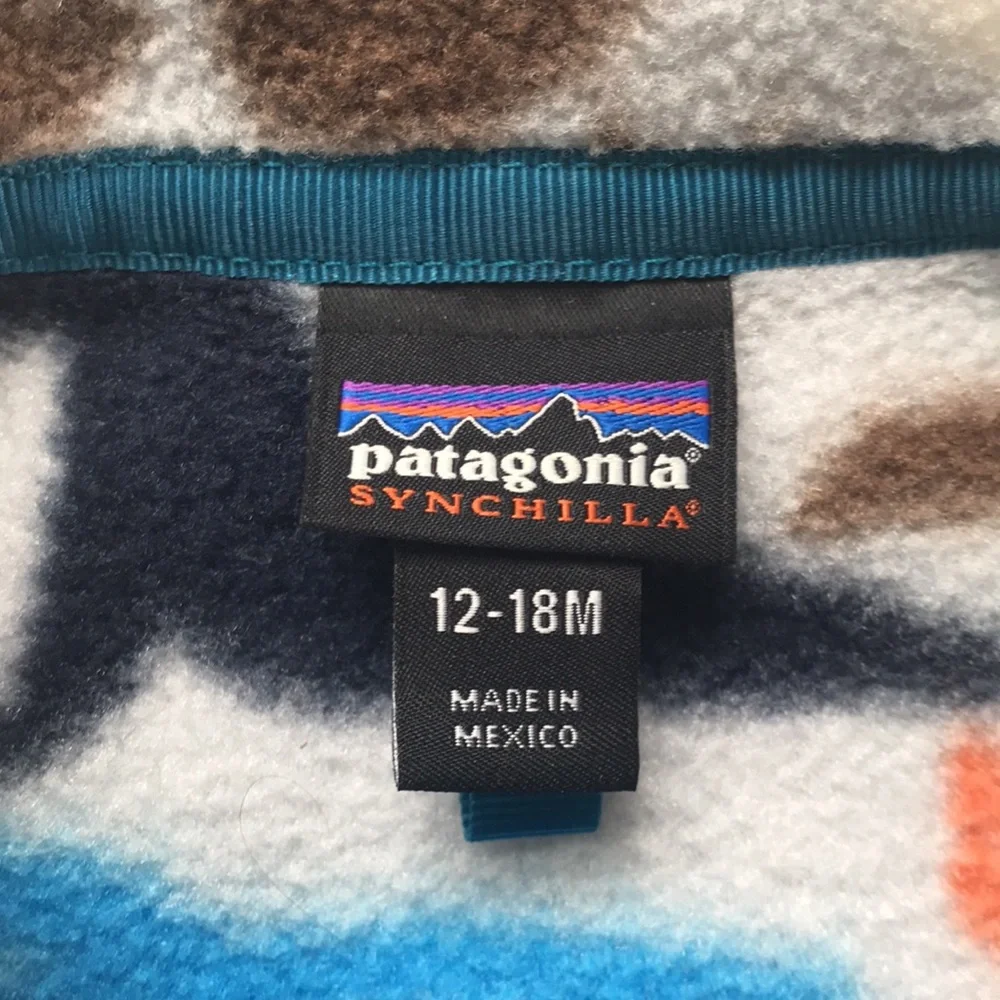 Patagonia Fleece Pullover (size 12-18m)